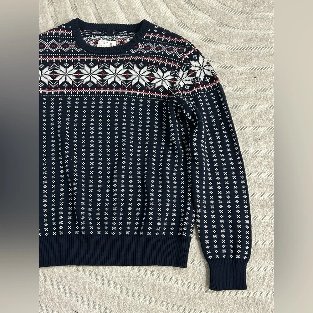 NWT Men’s J. Crew 100% Cotton Fair Isle Sweater - M